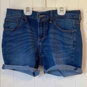 Old Navy Kids Rolled Denim Shorts - Dark Blue